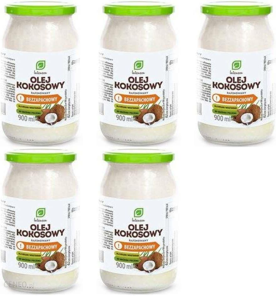 i-intenson-europe-sp-z-o-o-zestaw-5-x-olej-kokosowy-rafinowany-bezzapachowy-900ml