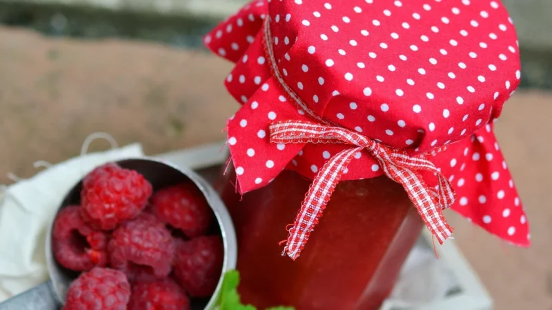 Sad Danków Ekologiczny Dżem Malinowy Bez Dodatku Cukru 270g